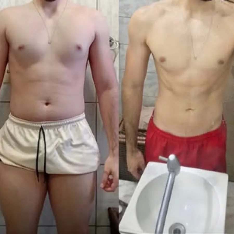 Resultado 04: transformação física antes e depois